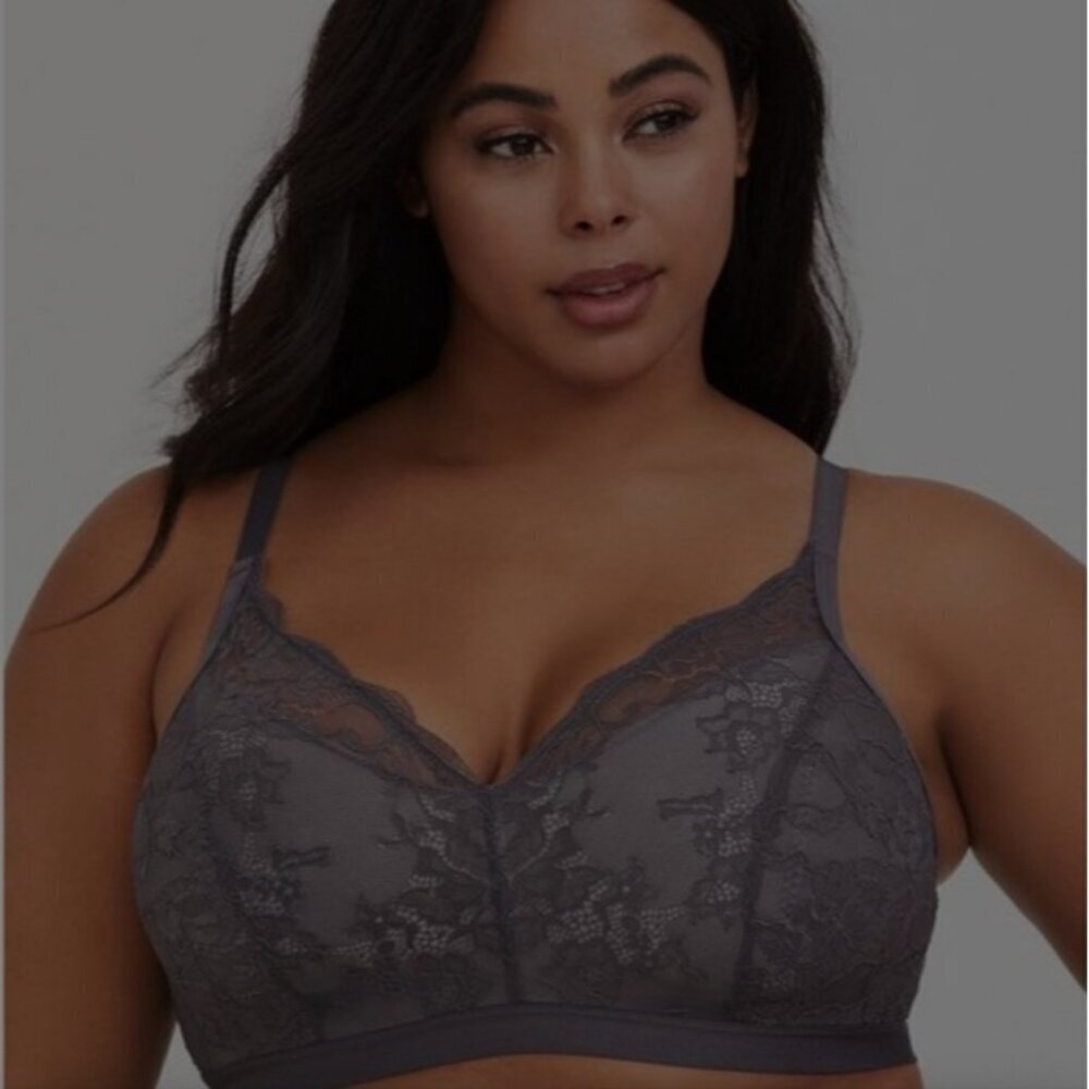 Torrid Lightly Lined Lace Bralette - image 1